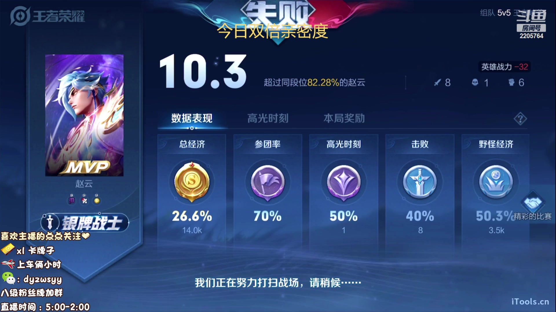 【2023-03-04 05点场】赵猥琐丶赵云导师：最强赵云 已百星王者