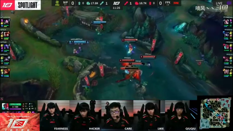 《英雄联盟》LPL FPXvsNIP