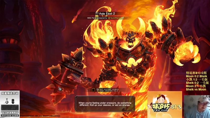 【TED出品】特逗杯S13 C组败决 Moon vs Sheik 都在秀