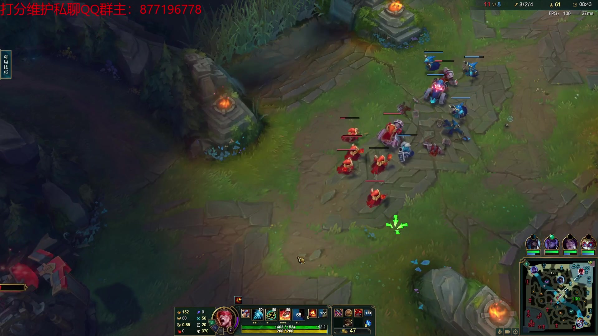 【2023-03-05 01点场】Night丶杀神风：峽谷之巔 中單盲僧！