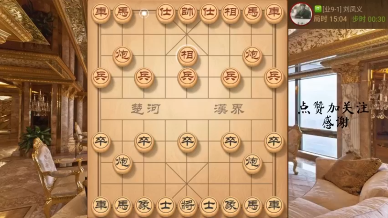 左中炮对飞象，妙手抽车致胜，小号，7