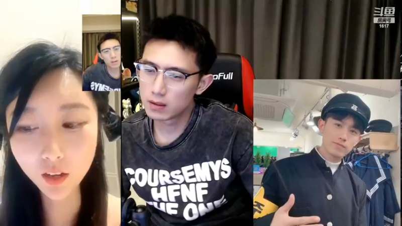 博哥和美女视频聊天，美女看起来很可爱啊