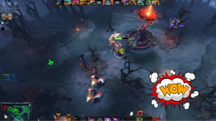 美滋滋DOTA2五号位巫医躺赢和新英雄琼英碧灵