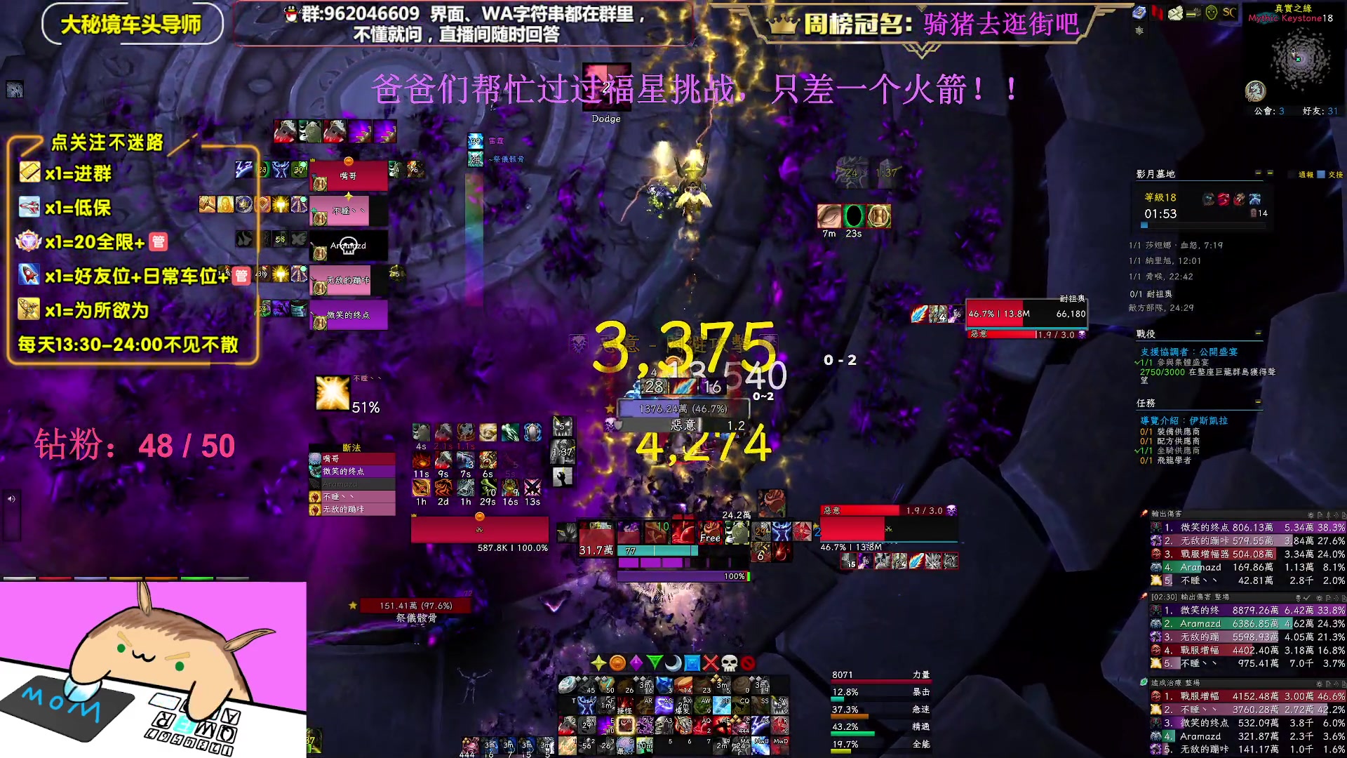 【2023-03-07 15点场】大嘴geigei：大嘴：亚服世界之树，大秘境车头导师！