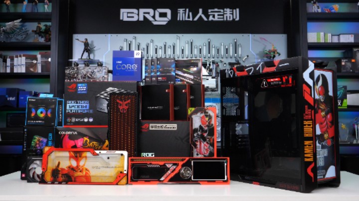 【BRO】请看好吧！我最后的HENSHIN！华硕 ROG 太阳神 假面骑士平成系列主题 分体式水冷装机 |始于空我-终于时王，致所有热爱假面骑士的人们！
