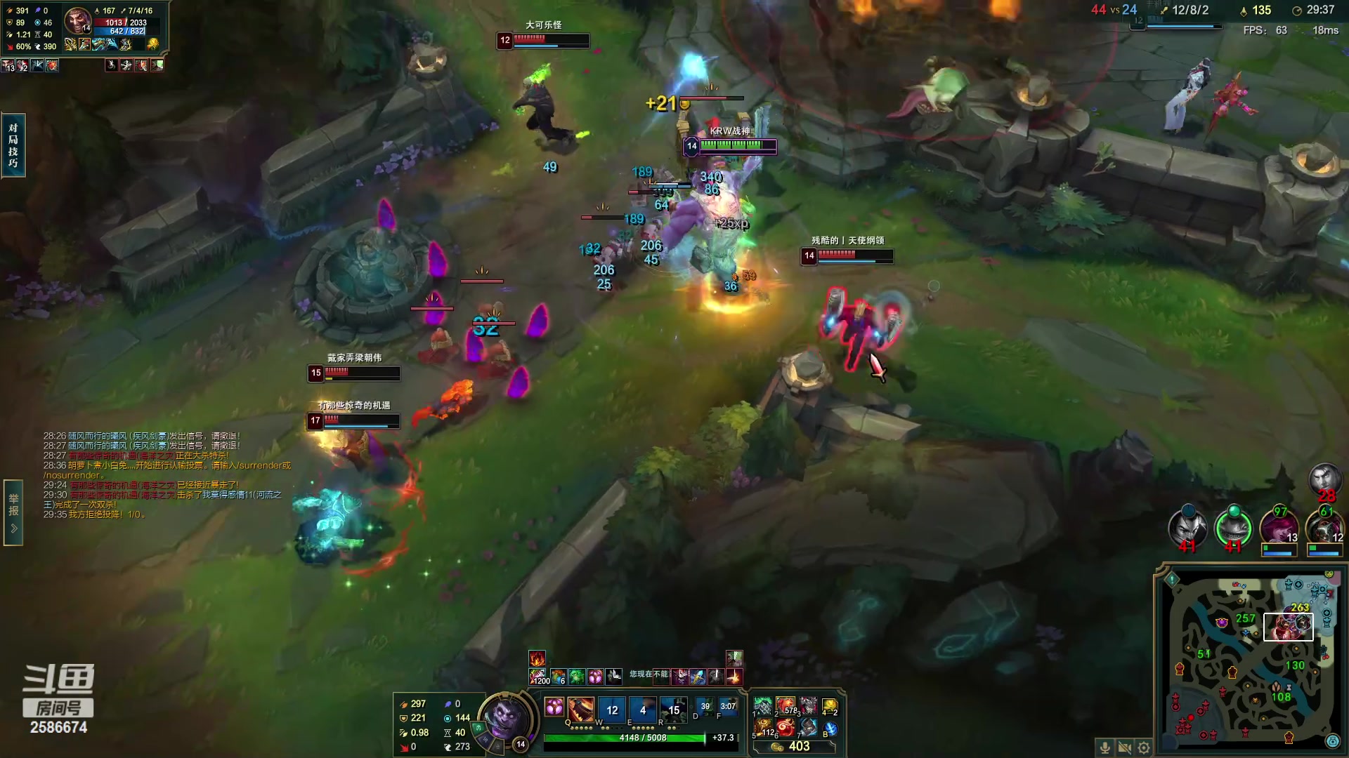 【2023-03-08 22点场】夏木AWT：锤石练习中