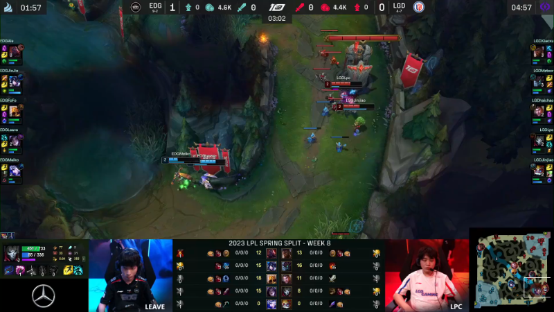 【英雄联盟】英雄联盟赛事的精彩时刻 20230310 07点场