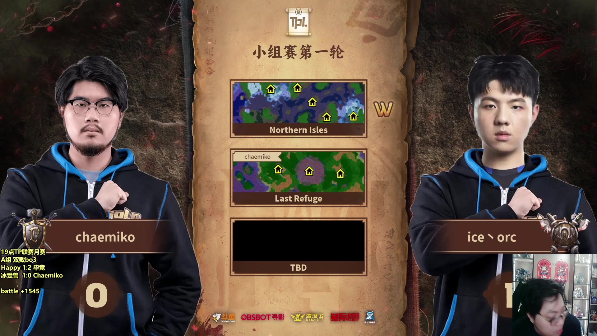 【2023-03-10 19点场】TH000：[直播]TP联赛月赛A组人族双星欧皇冰兽