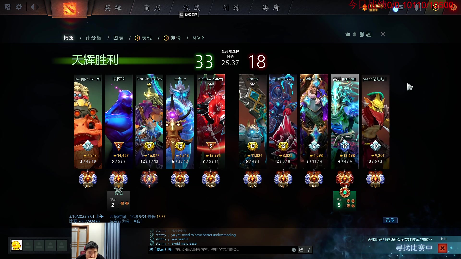 【2023-03-10 08点场】霸气虚幻哥1991：早上好哟！！73965