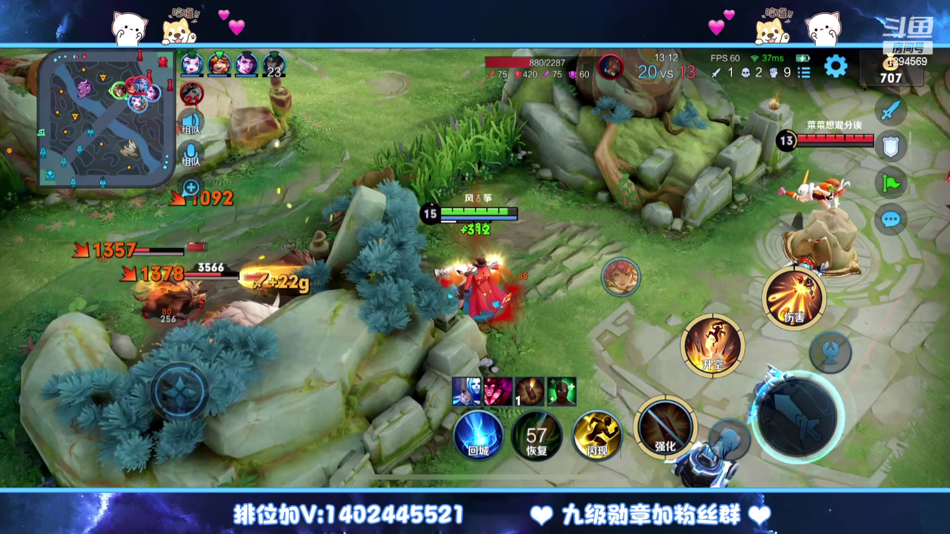 【2023-03-09 23点场】毕竟是柚子：微信上荣耀五排！