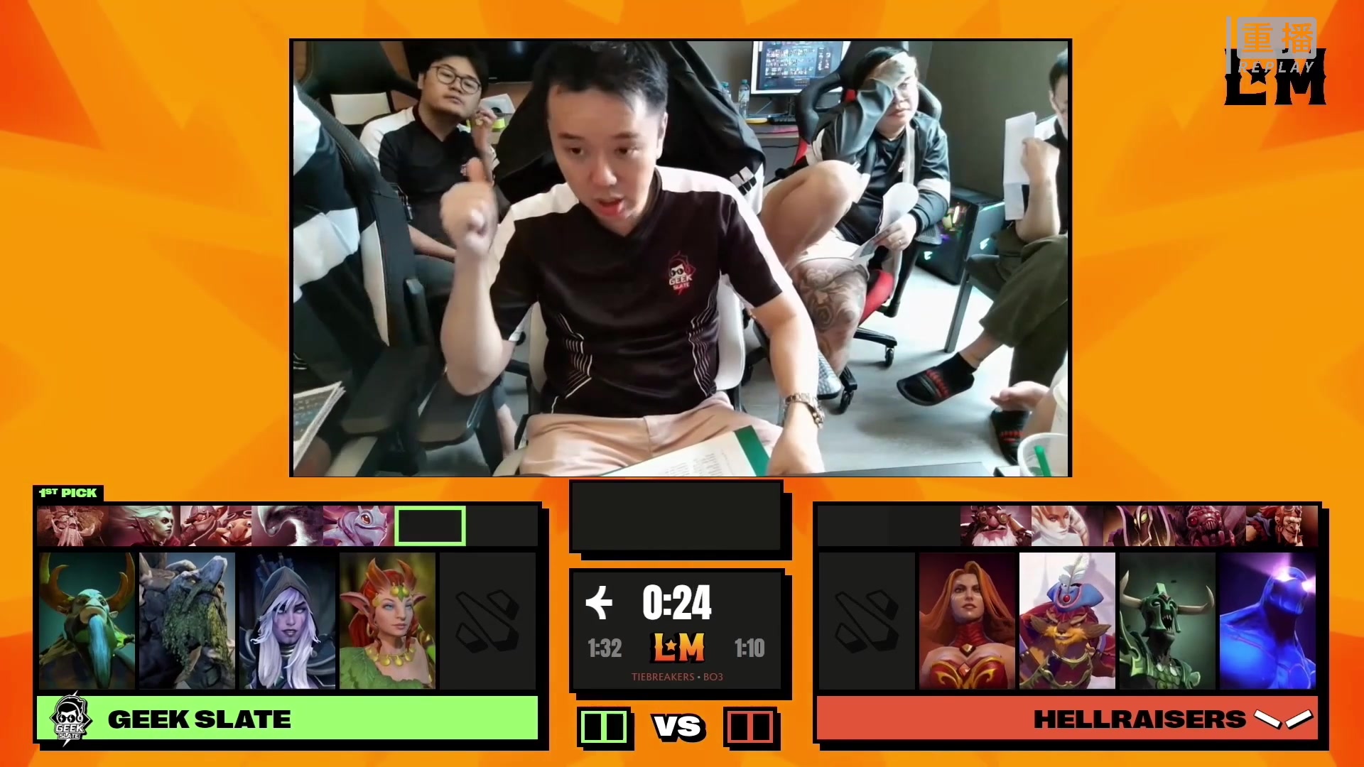 【2023-03-11 00点场】DOTA2赛事专用：重播 利马Major纯净流频道2