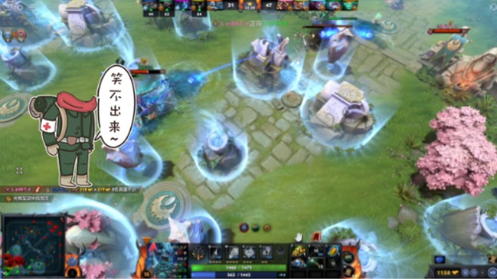 惨兮兮dota2五号位巫妖败北
