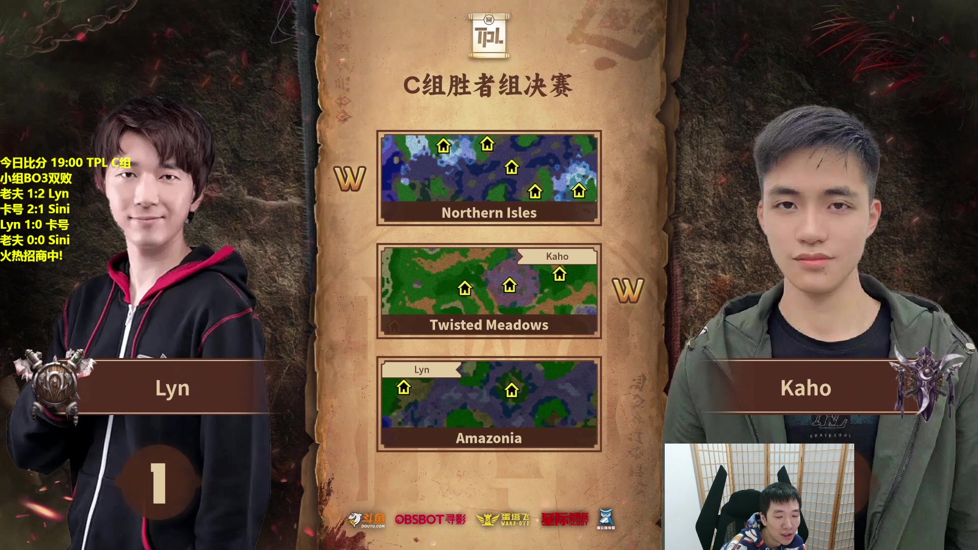 【2023-03-12 20点场】Infi小王：【直播】18:45TPL C组老夫Lyn