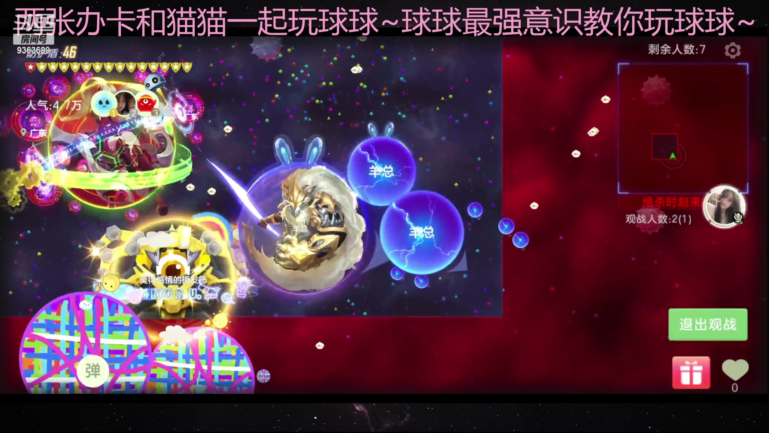 【2023-03-08 04点场】摘星星的猫咪：球球最强意识教你玩转球球~