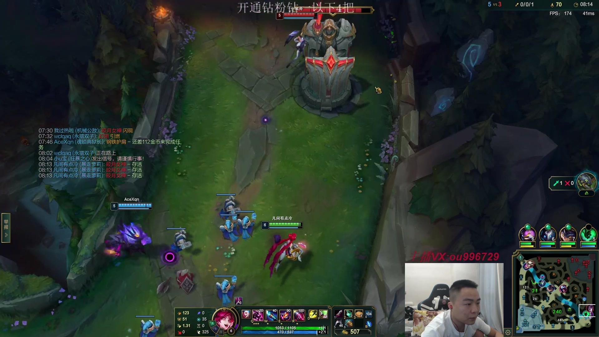 【2023-03-14 17点场】暗夜猎手光头强：第一vn：小代克星！！！