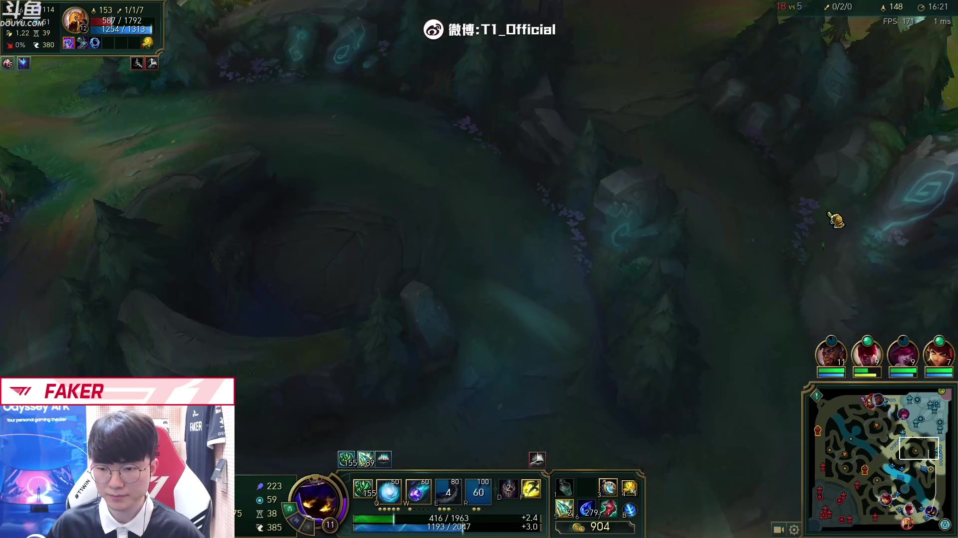 【2023-03-14 00点场】T1直播faker：T1 Faker