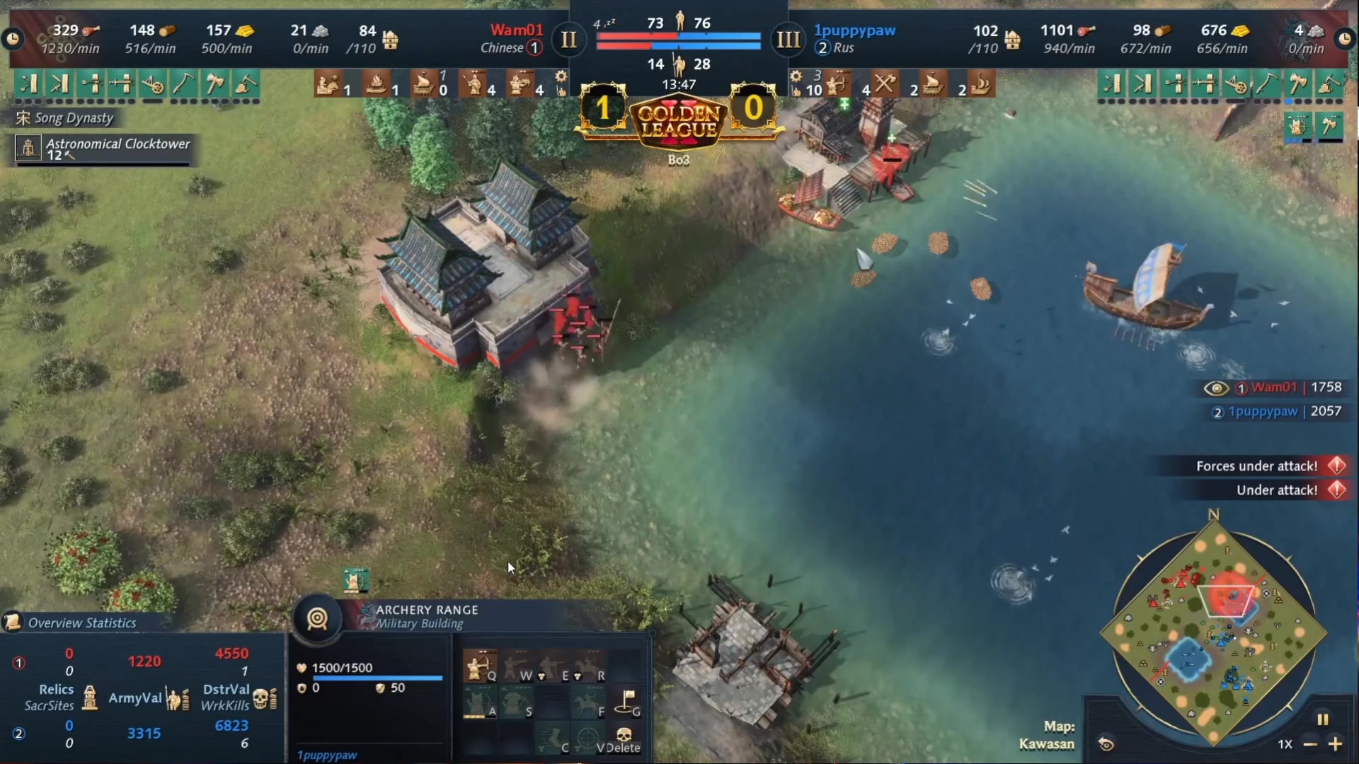 【2023-03-11 23点场】顾非池：帝国时代黄金联赛实况解说