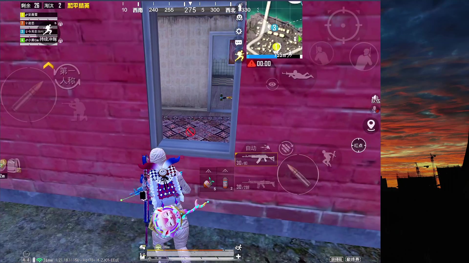 【2023-03-17 21点场】六神弟弟Tht：⭐1V4爆杀⭐ 88880