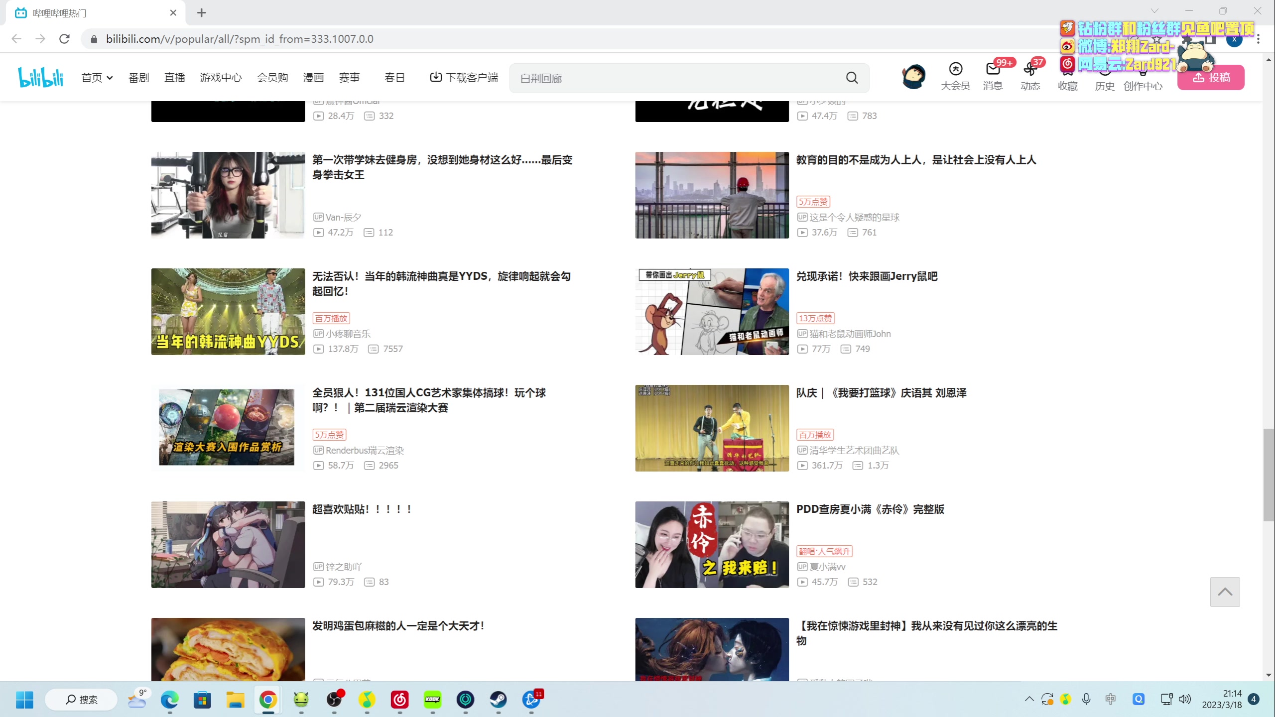 【2023-03-18 20点场】zard1991：zard1991 chill dude