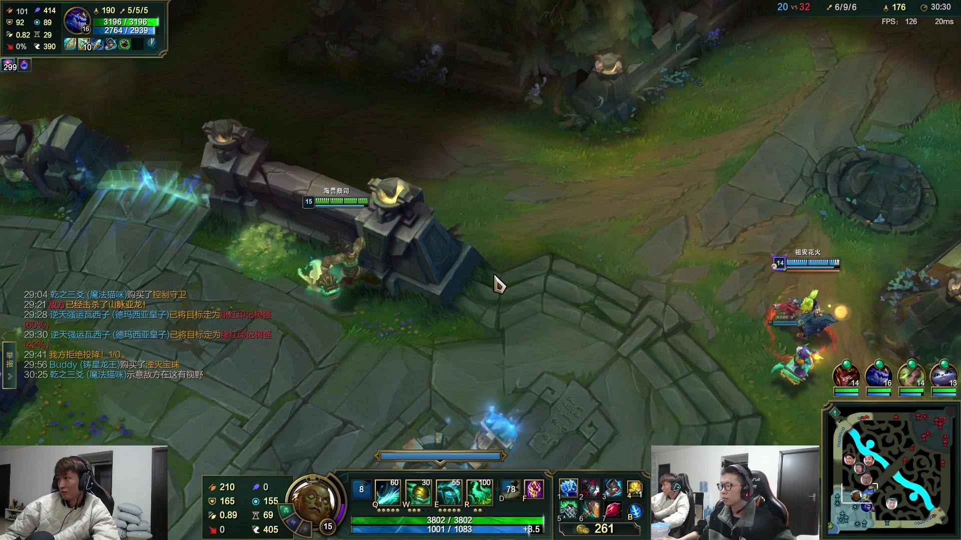 【2023-03-18 14点场】余小C真的很强：余小c：和洞主pk中