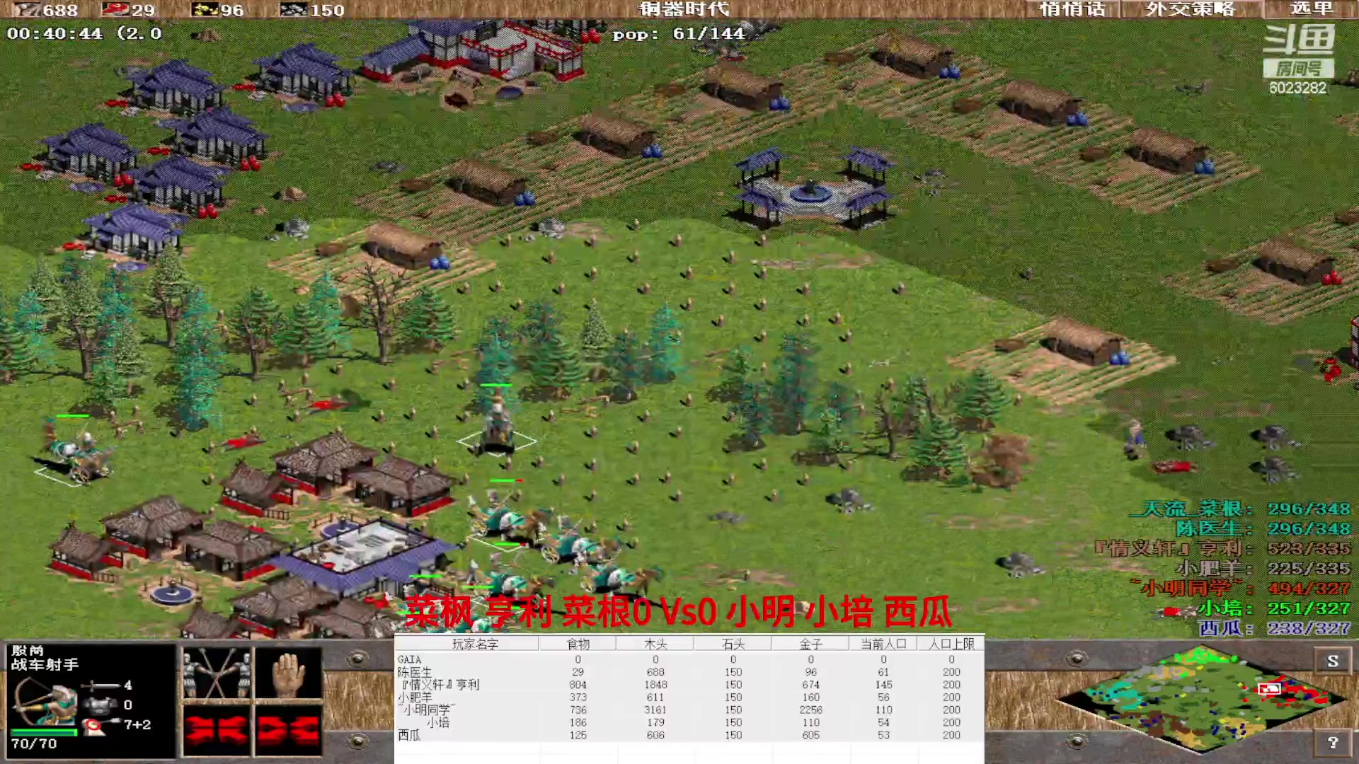 菜枫 亨利 菜根0 Vs3 小明 小培 西瓜