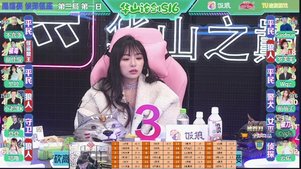 【2023-03-19 22点场】甩手派丨柯南：S16踢馆赛第五天#狼人杀官方#
