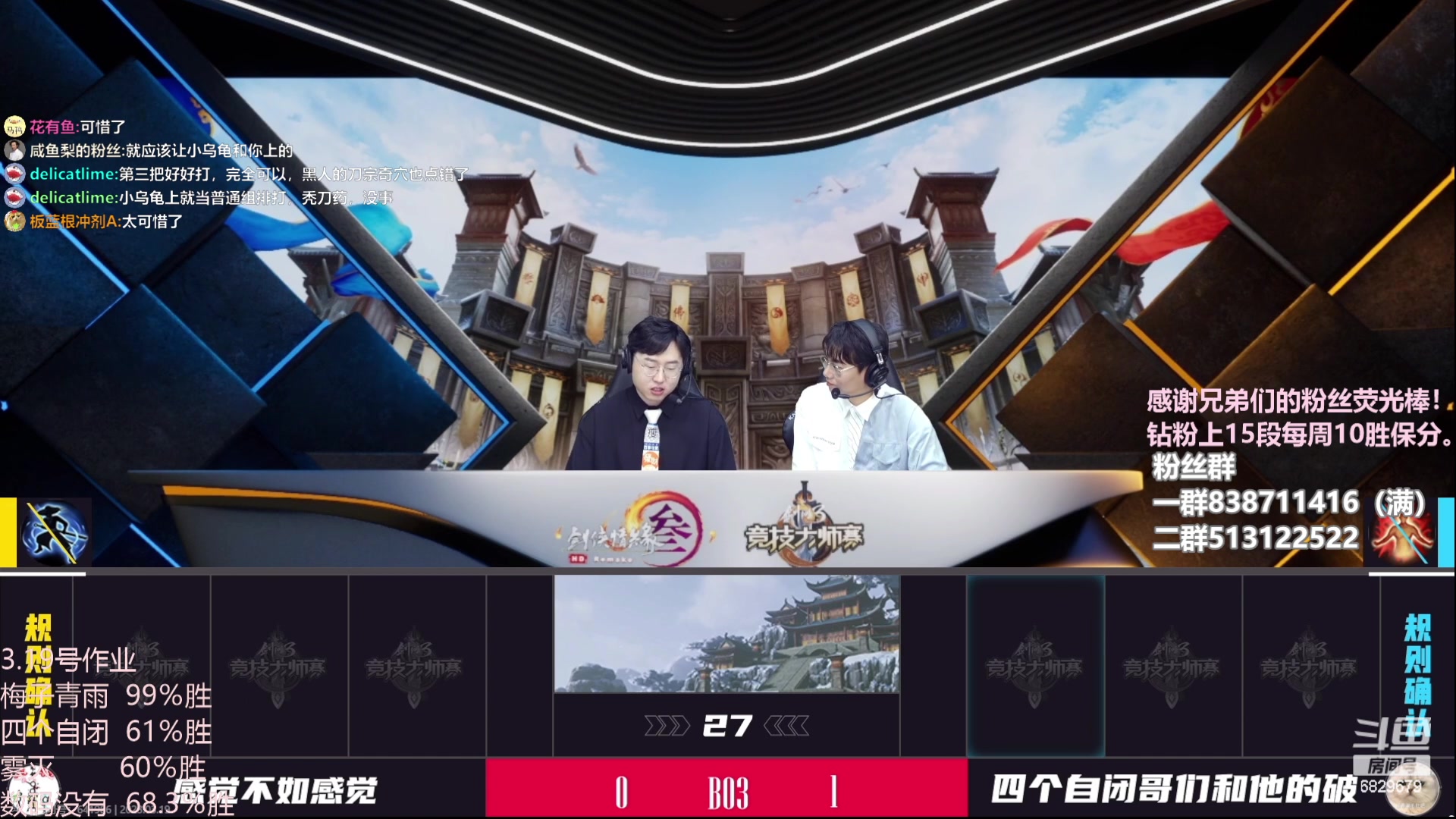 【2023-03-19 18点场】兔子队长丶：双倍经验，看比赛。