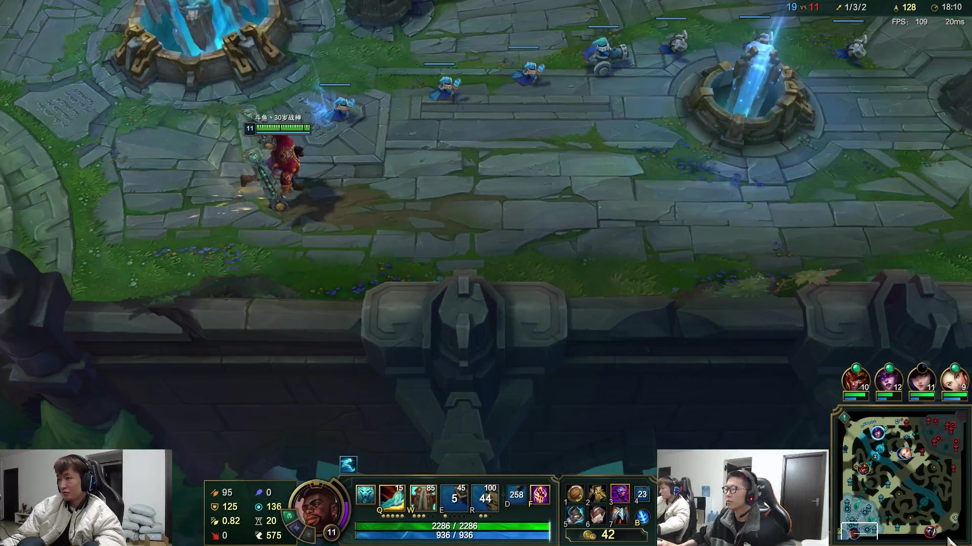 【2023-03-21 16点场】余小C真的很强：余小c：哥俩峡谷双排上大师！