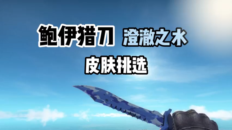 【小樱】鲍伊猎刀澄澈之水皮肤挑选