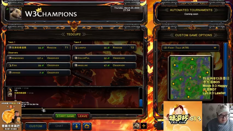 【TED出品】特逗杯S13表演赛 TeD vs Lyn 大龙虾和凑流氓