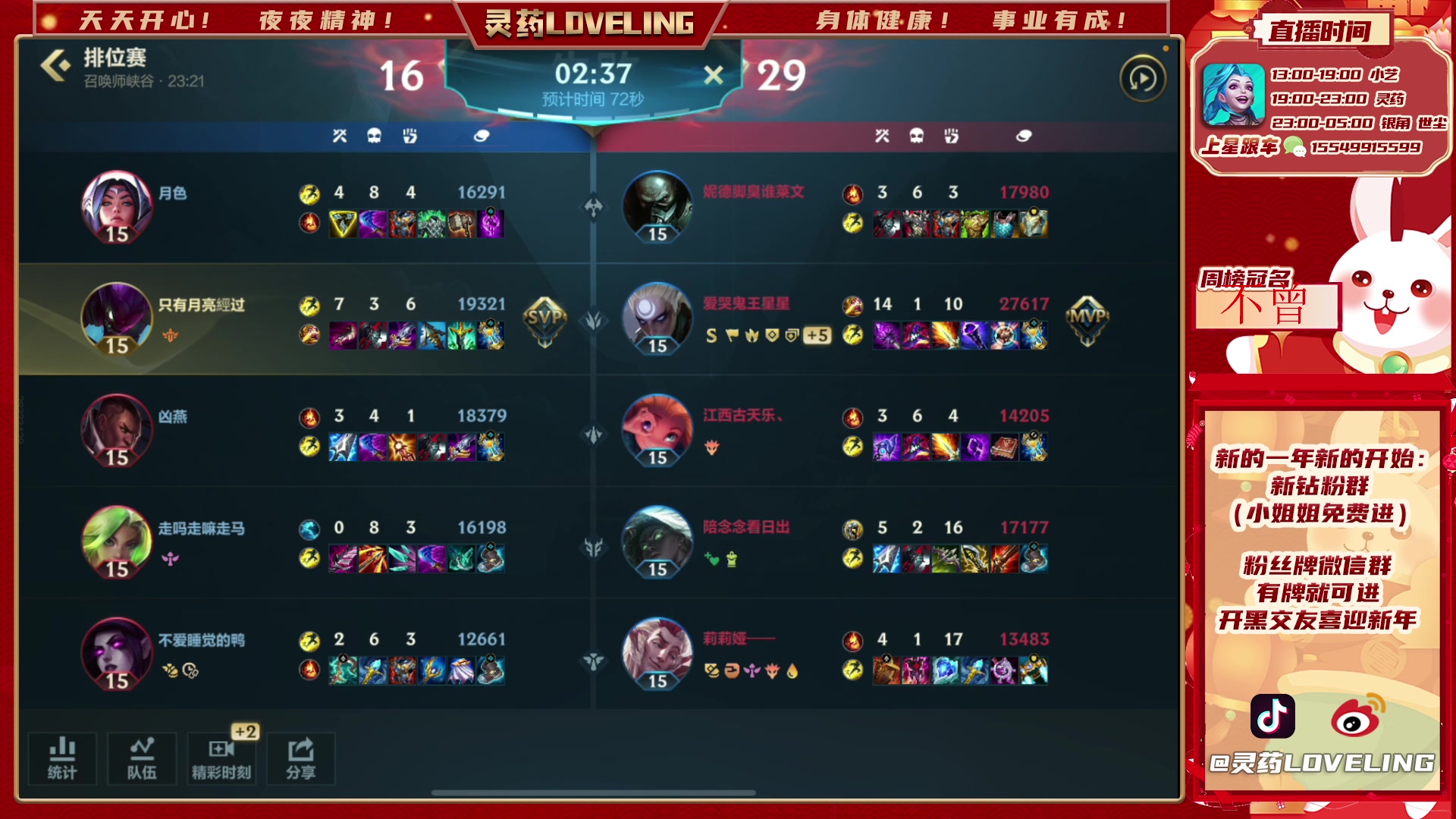 【2023-03-23 03点场】灵药LoveLing：灵药：免费开车！野王降临！