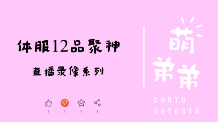 体服12品聚神