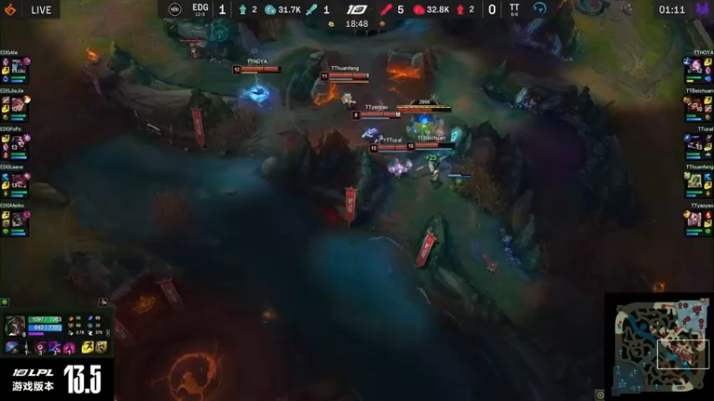 2023LPL春季赛 打了几次团战，阿乐吃饱了