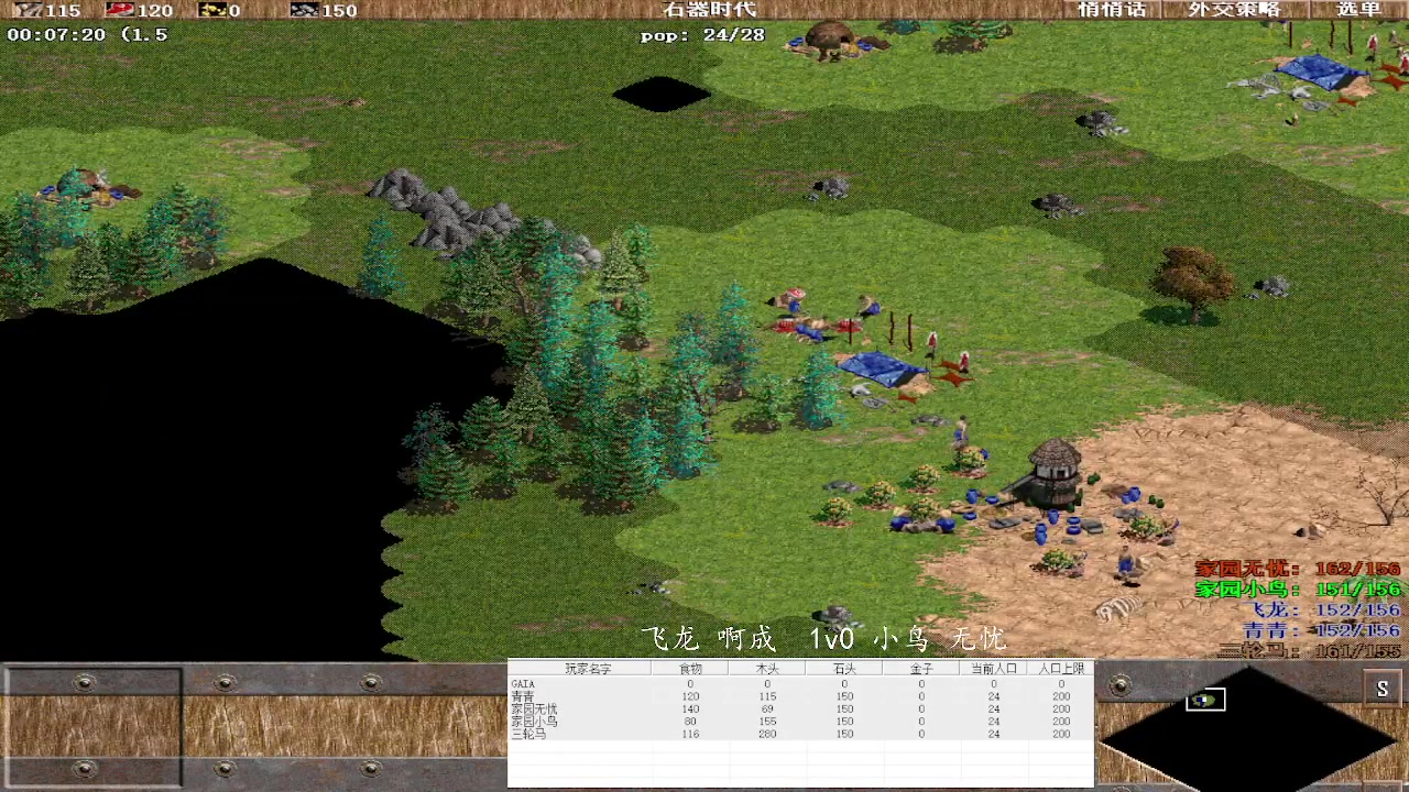 飞龙 啊成 3 vs 2 无忧 小鸟