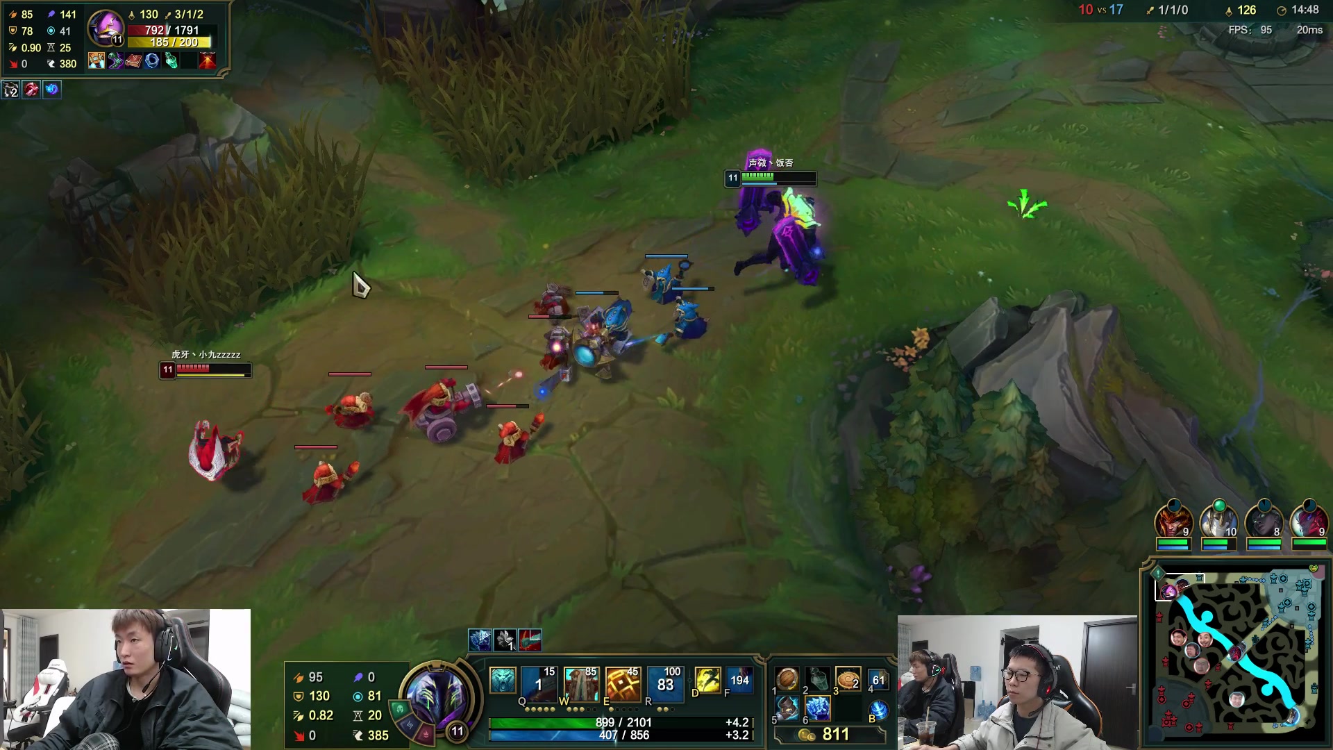 【2023-03-24 11点场】余小C真的很强：余小C：哥俩峡谷双排上大师！