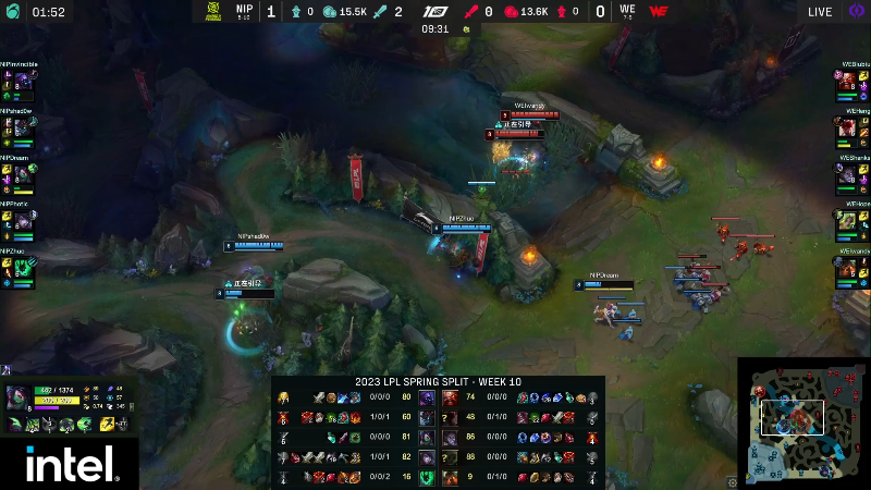 【英雄联盟】英雄联盟赛事的精彩时刻 20230326 15点场