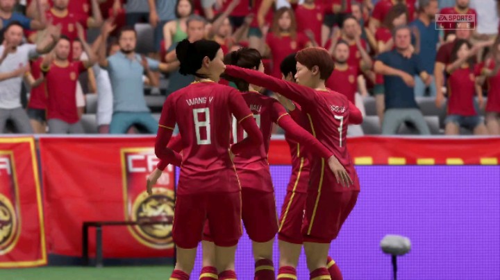 FIFA23女足建模丑？不妨碍我们中国女足夺冠！
