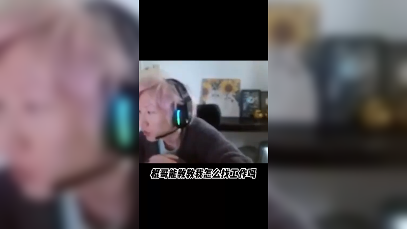 棍哥叫你找工作，就跟没教似的