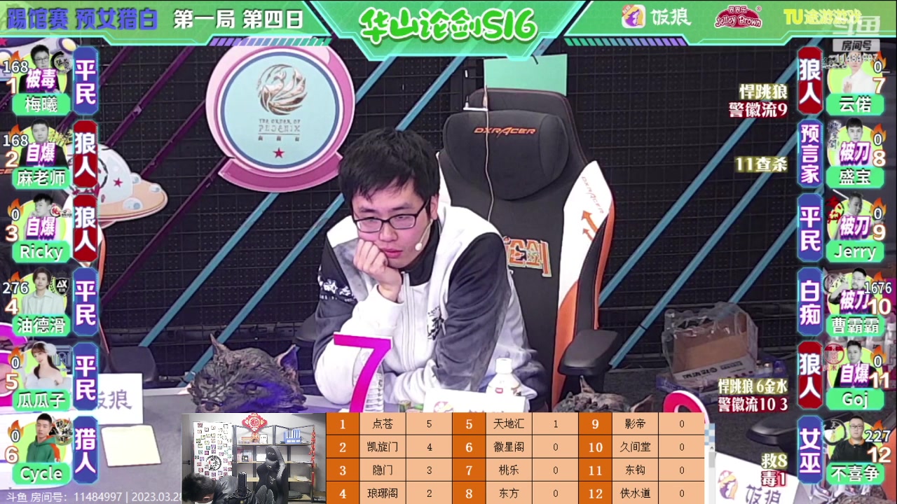 【2023-03-28 20点场】甩手派丨柯南：28号踢馆赛第二阶段#狼人杀官方#