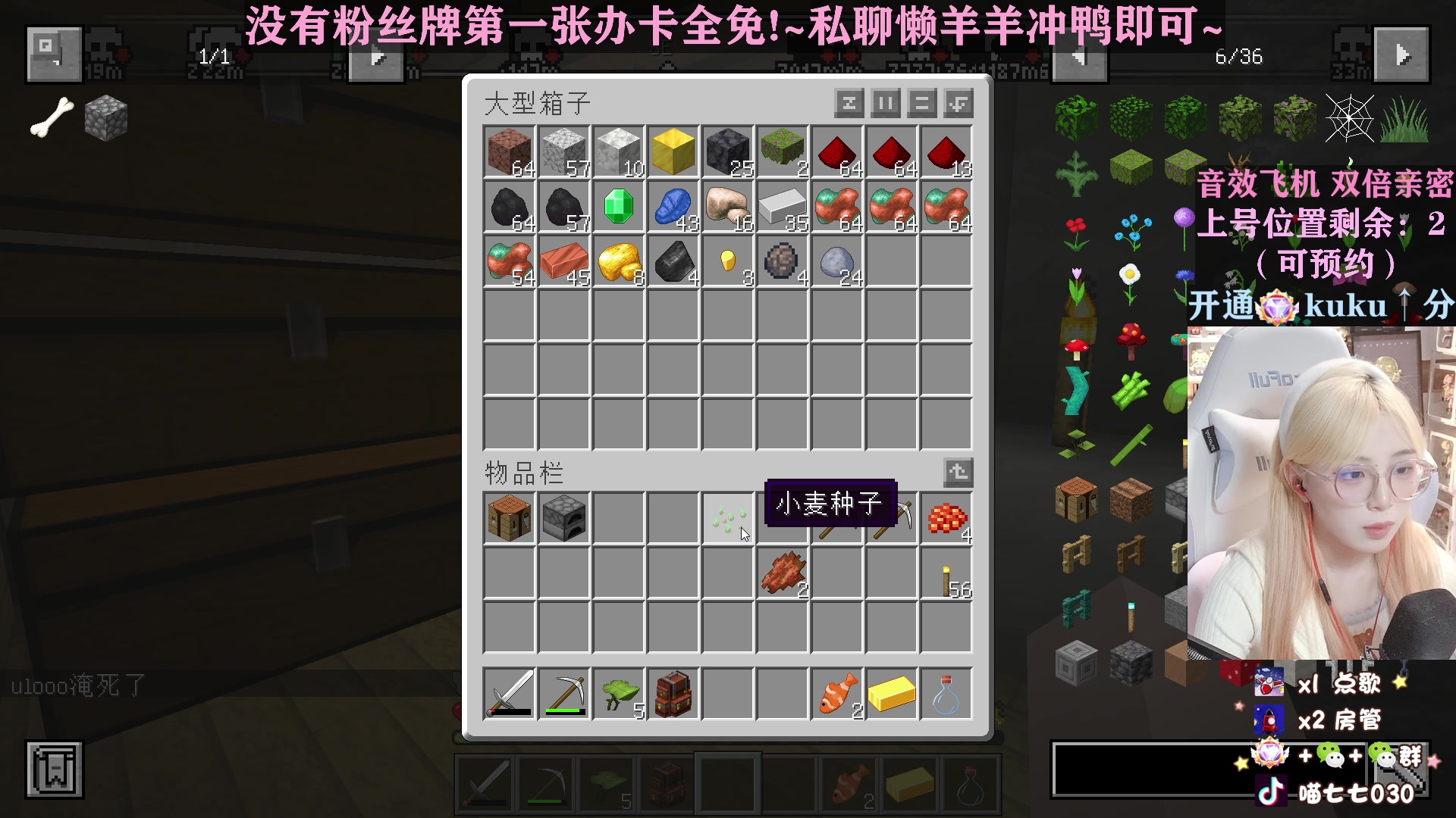 【2023-03-29 06点场】喵七七030：钻粉活动来啦！