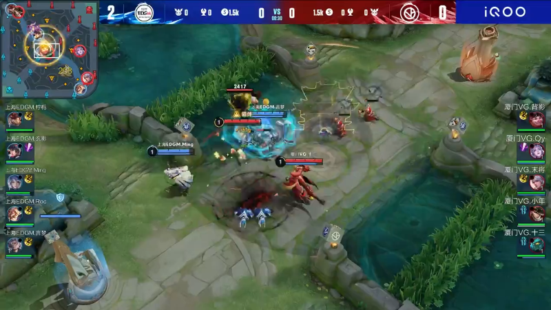 厦门VG VS 上海EDG.M第3局-2023KPL春季赛常规赛