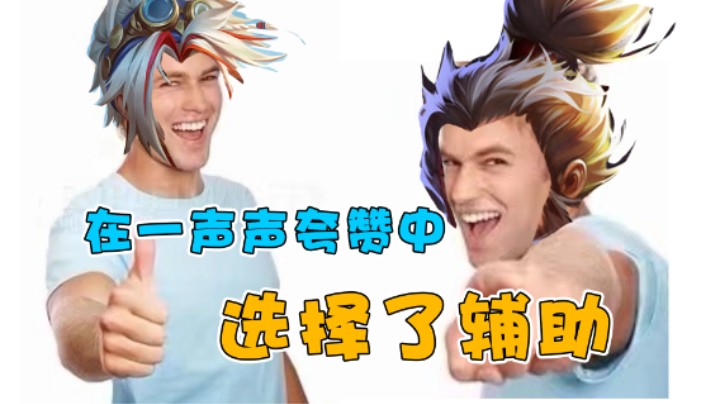 在一声声夸赞中，选择了辅助