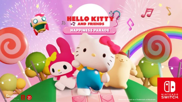 节奏游戏《凯蒂猫和朋友们幸福游行》舞蹈宣传片