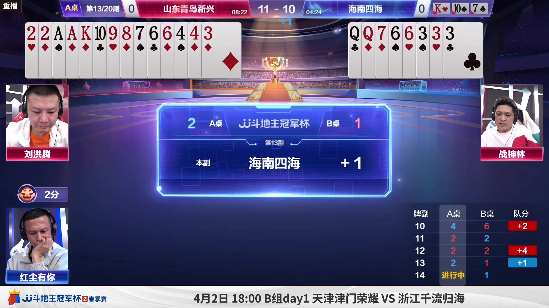 【2023-03-30 21点场】JJ斗地主官方：周日18点，B组赛准时开启