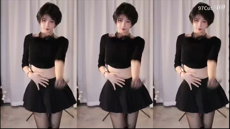 短发美女舞蹈23-17-25