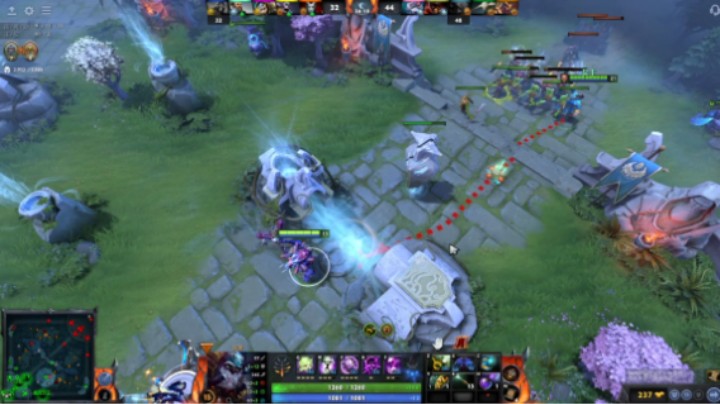 惨兮兮活久见DOTA2五号位巫医败北提名，遇见阴阳人小鱼人斯拉克，声音难听喷的也是屎啊，上路34也有点送太狠哈哈哈