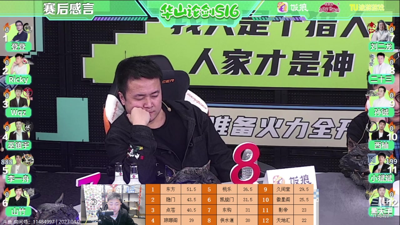 【2023-04-01 23点场】甩手派丨柯南：踢馆赛第15轮#狼人杀官方#