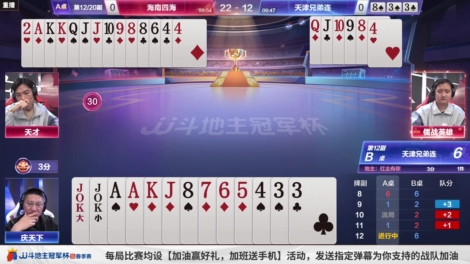 【2023-04-01 21点场】JJ斗地主官方：周日18点，B组赛准时开启