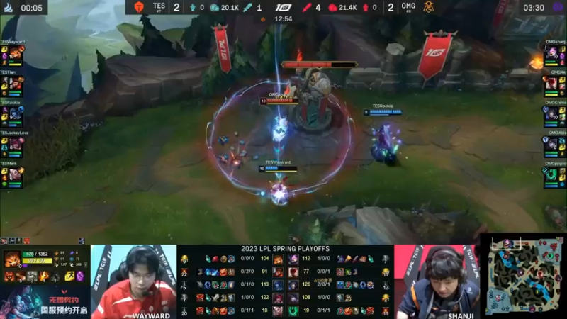 2023LPL春季赛二打一，结果山鸡换了一个，笑了
