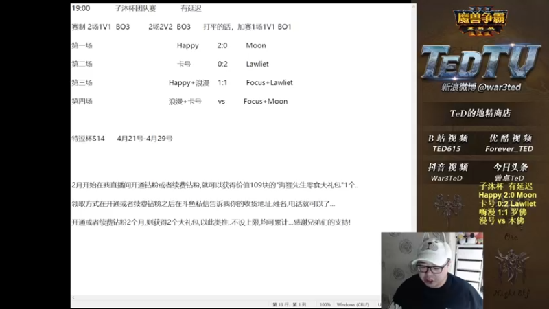 【TED出品】子沐杯 嗨漫 vs 罗佛 下 剧情反转再反转